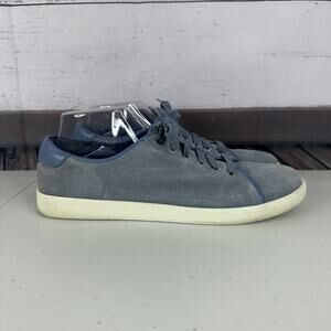 Vionic Womens Shoe Size 11 Blue Brinley Casual Lace up Leather Casual Suede